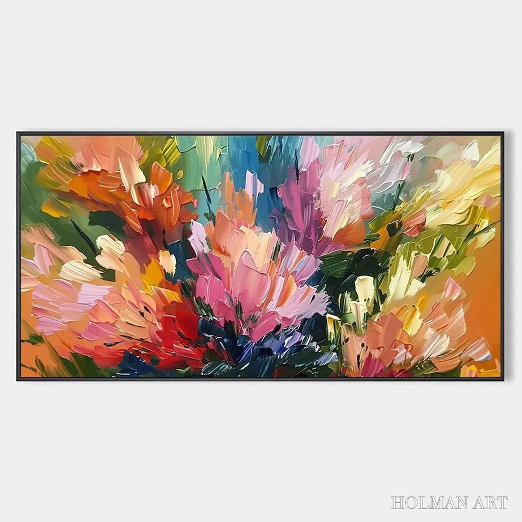 HOLMAN ART Summer Bouquet – Impressionistic Floral Painting in Vibrant Colors - image 1