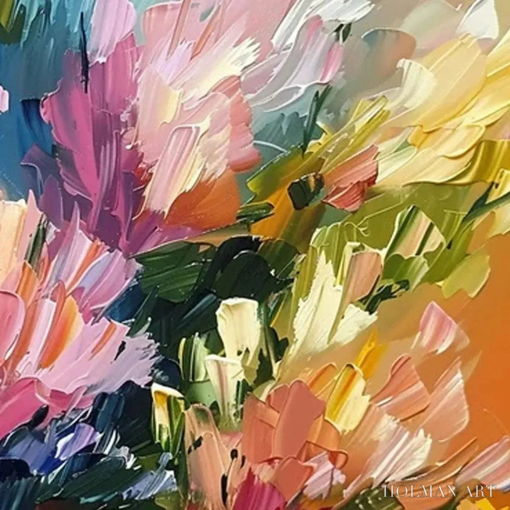 HOLMAN ART Summer Bouquet – Impressionistic Floral Painting in Vibrant Colors - image 3