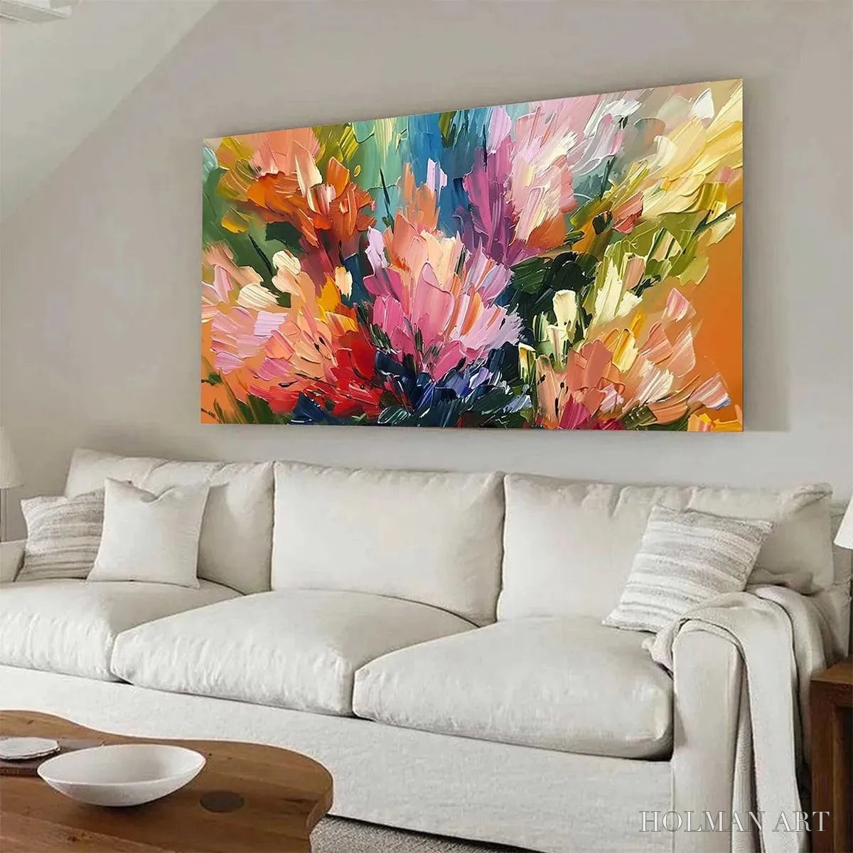 HOLMAN ART Summer Bouquet – Impressionistic Floral Painting in Vibrant Colors - image 4