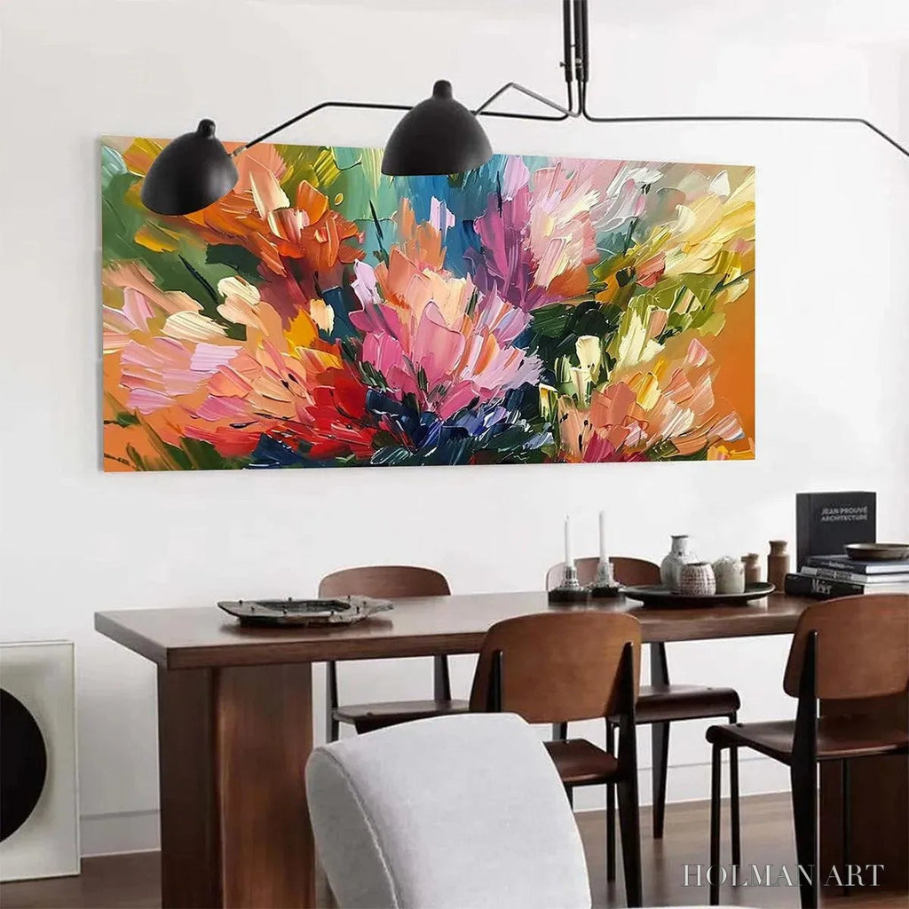 HOLMAN ART Summer Bouquet – Impressionistic Floral Painting in Vibrant Colors - image 6