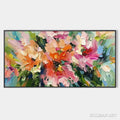 HOLMAN ART Blushing Blooms – Textured Impasto Floral Painting in Pink and Orange - image 1