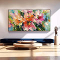 HOLMAN ART Blushing Blooms – Textured Impasto Floral Painting in Pink and Orange - image 2