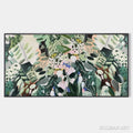 HOLMAN ART Secret Garden – Panoramic Green Botanical Landscape Painting - image 1