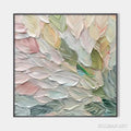 HOLMAN ART Pastel Dream – Square Textured Impasto Floral Painting - image 1