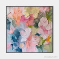 HOLMAN ART Pastel Dream – Textured Abstract Floral Painting in Soft Pastel Colors - image 1