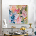 HOLMAN ART Pastel Dream – Textured Abstract Floral Painting in Soft Pastel Colors - image 2