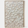 HOLMAN ART Blanc Bloom – White Floral Impasto Painting - image 1