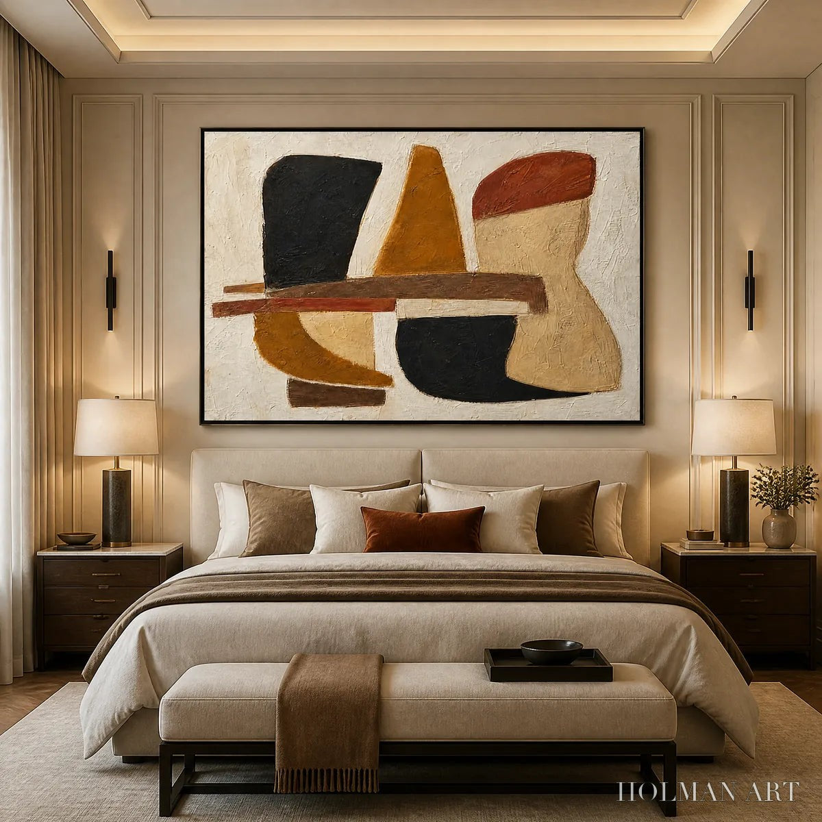 HOLMAN ART Desert Modern – Earth Tone Modern Abstract - image 6