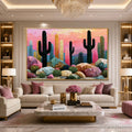HOLMAN ART Desert Dreamscape | Textured Impasto Cactus Landscape Painting - image 2