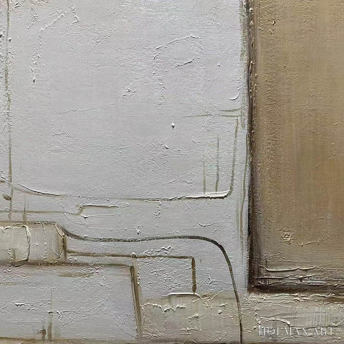 HOLMAN ART Desert Flow – Minimalist Abstract Textured Oil Painting - image 3