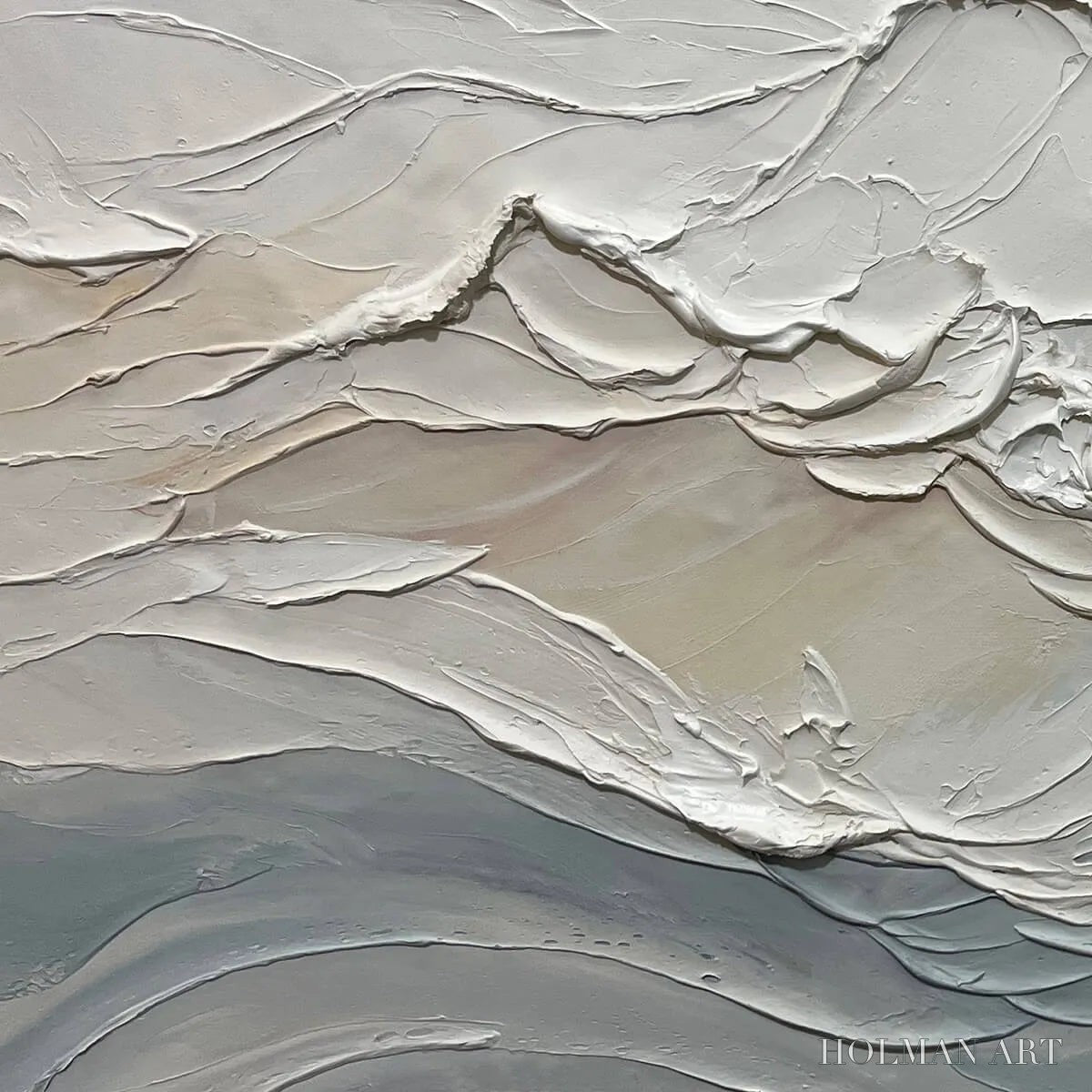 HOLMAN ART Desert Winds – Textured Landscape Impasto Oil Painting on Canvas - image 5