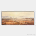 HOLMAN ART Desert Mist Panoramic – Desert Landscape Painting, Panoramic , Minimalist Decor - image 1
