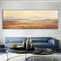 HOLMAN ART Desert Mist Panoramic – Desert Landscape Painting, Panoramic , Minimalist Decor - image 2
