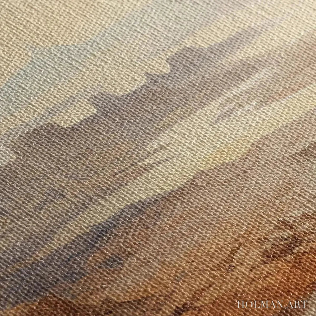 HOLMAN ART Desert Mist Panoramic – Desert Landscape Painting, Panoramic , Minimalist Decor - image 6