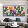 HOLMAN ART Desert Garden – Textured Cactus Impasto Painting - image 2