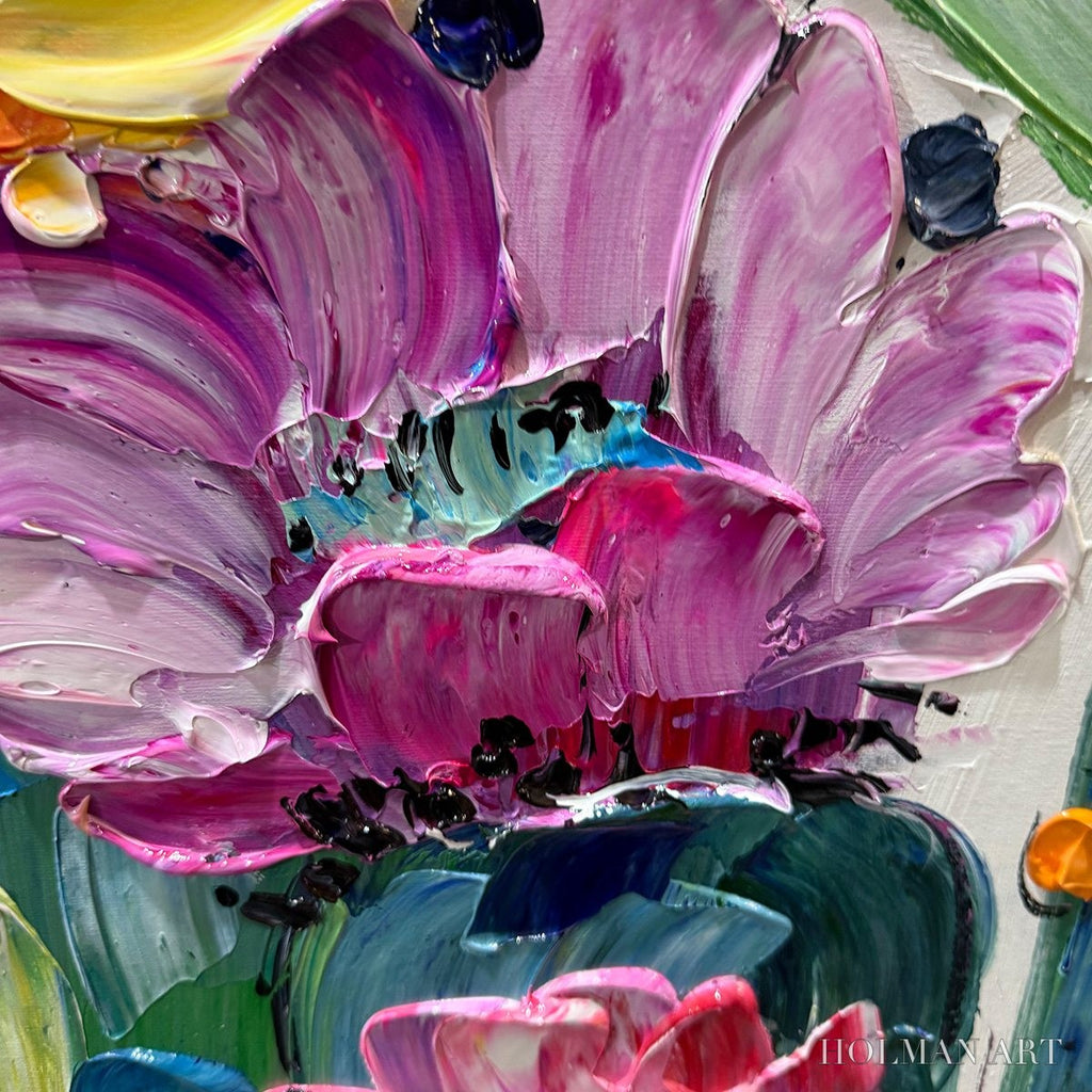 HOLMAN ART Desert Garden – Textured Cactus Impasto Painting - image 6