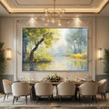 HOLMAN ART Green Haven – Green Forest Lake Painting - image 2