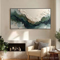HOLMAN ART Verdant Rift – Textured Wabi Sabi Abstract Landscape Painting - image 2
