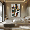 HOLMAN ART Terra Forma – Textured Geometric Abstract Oil Painting for Modern Decor - image 2