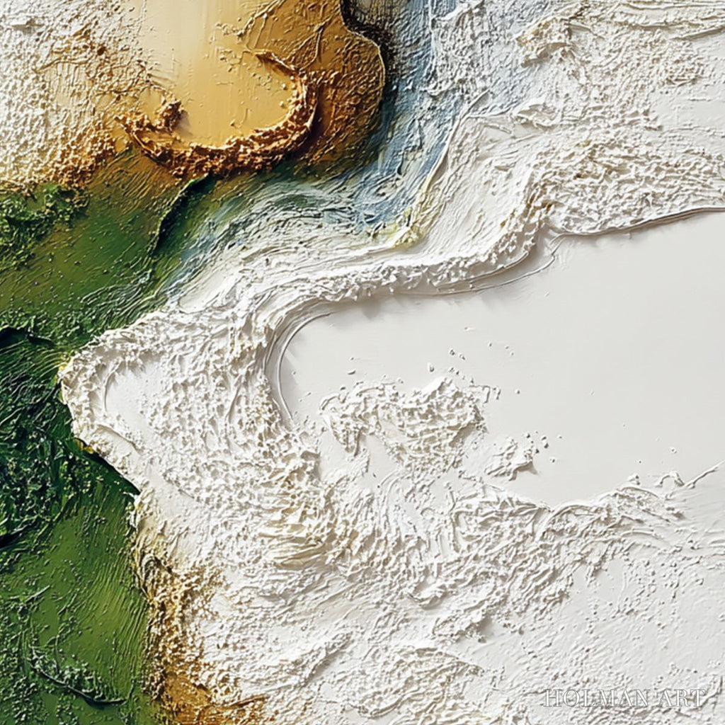 HOLMAN ART Terra Verde – Textured Abstract Earth Tone Landscape Painting - image 5