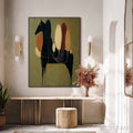 HOLMAN ART Terrane Steed – Surreal Wabi Sabi Textured Horse and Tree Abstract Painting - image 2