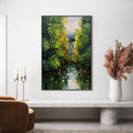 HOLMAN ART Verdant Sanctuary – Textured Palette Knife Painting of a Lush Jungle Oasis - image 2