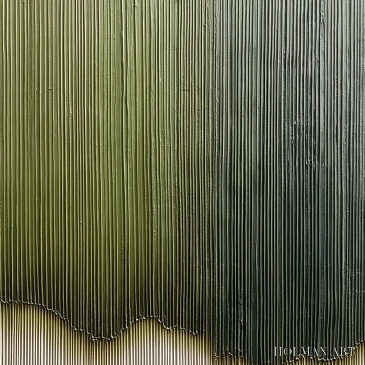 HOLMAN ART Verdant Strata – Textured Wabi Sabi Abstract Earth Painting - image 3