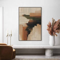 HOLMAN ART Earthen Strata – Heavily Textured Wabi Sabi Abstract Painting - image 2