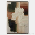 HOLMAN ART Strata – Vertical Wabi Sabi Textured Abstract Painting - image 1