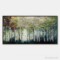 HOLMAN ART Birch Symphony – Heavy Texture Palette Knife Forest Painting - image 1