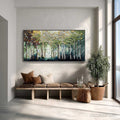 HOLMAN ART Birch Symphony – Heavy Texture Palette Knife Forest Painting - image 2