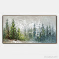 HOLMAN ART Whispers of the Pines – Textured Impasto Pine Forest Landscape Painting - image 1