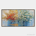 HOLMAN ART Seasonal Embrace – Textured Palette Knife Forest Reflection Painting - image 1