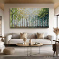 HOLMAN ART Whispering Grove – Textured Impasto Birch Tree Forest Landscape Painting - image 2