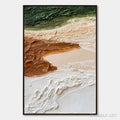 HOLMAN ART Earthen Strata – Textured Wabi Sabi Abstract Landscape Painting - image 1