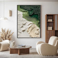 HOLMAN ART Terra Firma – Heavily Textured Wabi Sabi Abstract Painting in Earth Tones - image 2