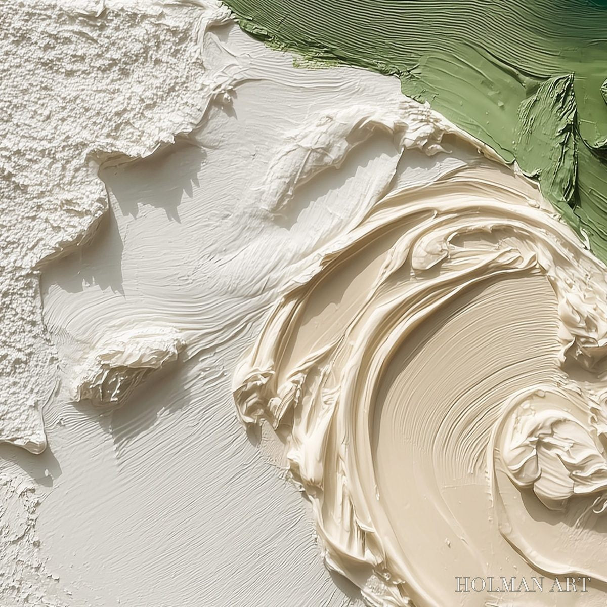 HOLMAN ART Terra Firma – Heavily Textured Wabi Sabi Abstract Painting in Earth Tones - image 3