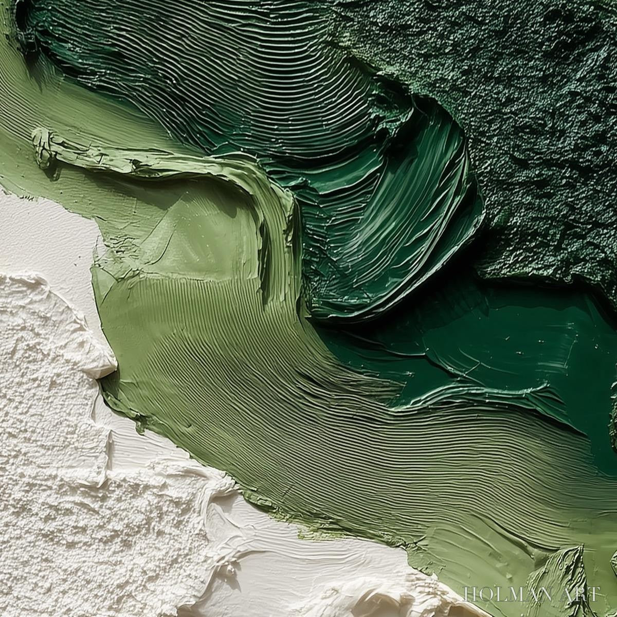 HOLMAN ART Terra Firma – Heavily Textured Wabi Sabi Abstract Painting in Earth Tones - image 5