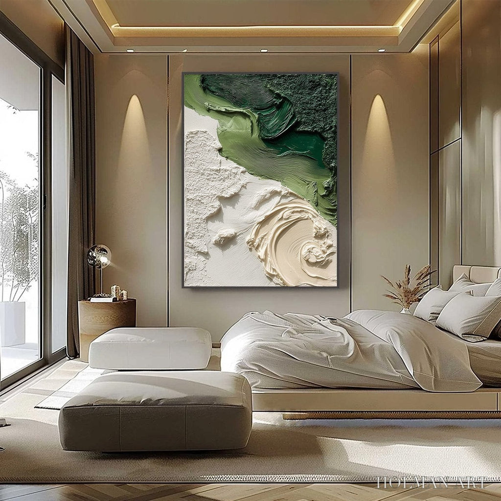 HOLMAN ART Terra Firma – Heavily Textured Wabi Sabi Abstract Painting in Earth Tones - image 6