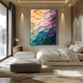 HOLMAN ART Rainbow Scales – Colorful Impasto Abstract Painting - image 2
