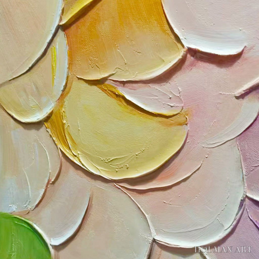 HOLMAN ART Rainbow Scales – Colorful Impasto Abstract Painting - image 5