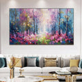 HOLMAN ART Whispering Woods – Textured Impasto Floral Forest Oil Painting - image 2