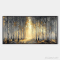 HOLMAN ART Golden Woods – Atmospheric Forest Landscape Oil Painting - image 1