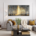 HOLMAN ART Golden Woods – Atmospheric Forest Landscape Oil Painting - image 2