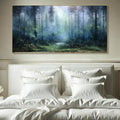 HOLMAN ART Forest Whispers – Panoramic Misty Forest Oil Painting - image 2