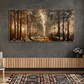 HOLMAN ART Forest Path – Panoramic Landscape Oil Painting - image 2