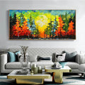 HOLMAN ART Autumn Symphony – Impasto Forest Painting in Vibrant Colors - image 2