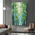 HOLMAN ART Emerald Grove – Forest Trees Nature Oil Painting - image 2