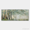 HOLMAN ART Whispering Woods – Serene Green and Gold Forest Landscape Painting - image 1