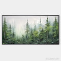 HOLMAN ART Emerald Forest – Textured Atmospheric Forest Landscape Painting - image 1